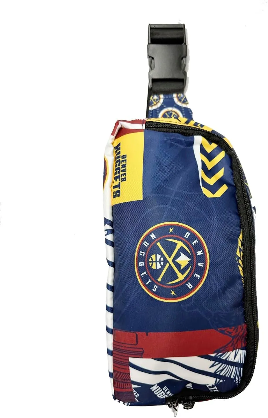Pro Specialties Denver Nuggets Basketball Fanny Pack TM1872: Adult Bag (Street Series) Elevate Your Style with this Trendy Belt Bag - Ideal for Sports Enthusiasts. Perfect Waist Bag