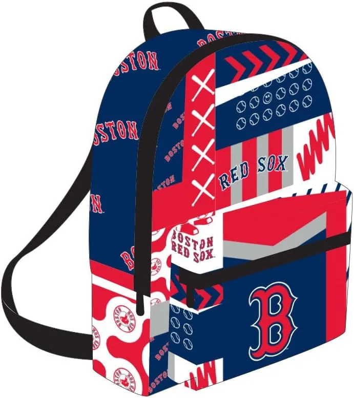Pro Specialties Group Boston Red Sox Full Size Backpack, Licensed Gift Merch for Red Sox Fans TM1883 (Street Series Adult Bags) Boston Merchandise for Women
