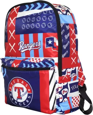 Pro Specialties Group Texas Rangers Full Size Backpack, Licensed Gift Merch for Rangers Fans TM1883 (Street Series Adult Bags) Texas Merchandise for Women