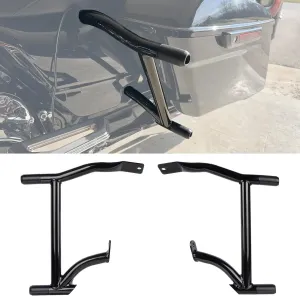 PSLER Saddle Bag Guards Crash Bars for Touring Street Glide Road Glide Road King Electra Glide Ultra Limitted 2009-2023