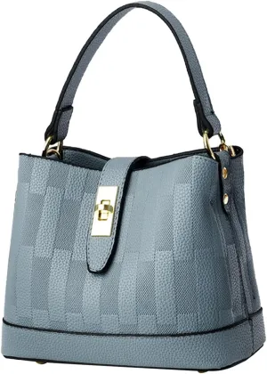 PU Leather Shoulder Bag for Women Elegant Handbag Ladies Crossbody Bag Retro Messenger Bag Waterproof Top-handle Bag