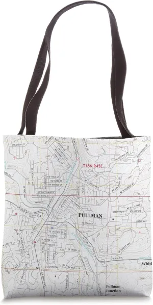 Pullman WA Map (2017) Tote Bag