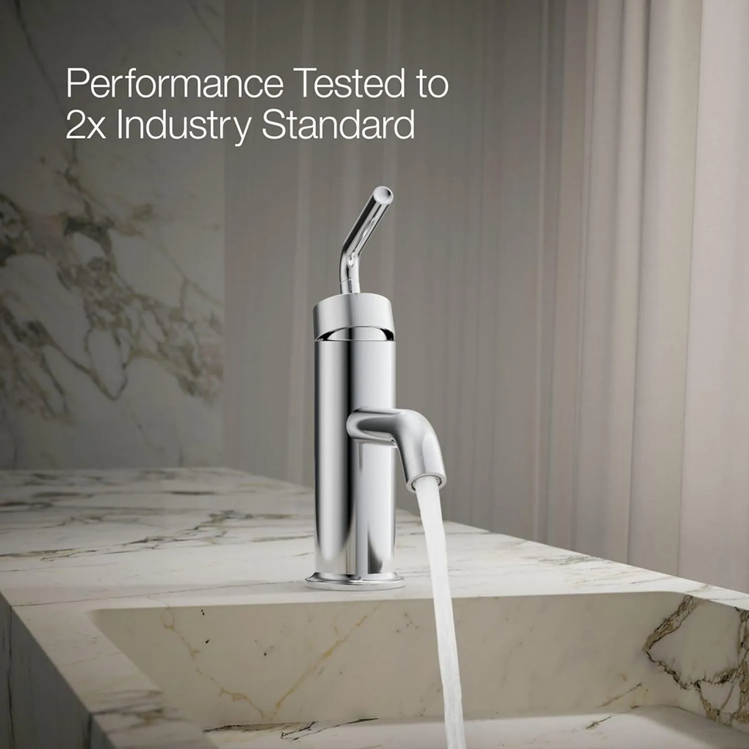 Purist Single-Handle Bathroom Sink Faucet with Straight Lever Handle, 1.2 gpm Polished Chrome