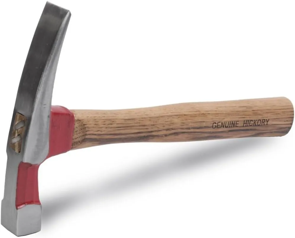 QLT by MARSHALLTOWN Brick Hammer, High-Grade Steel Construction with Wood Handle, 11-1/2 Inch Length, 16 Oz., Break and Trim Edges of Bricks, Masonry Tools, BH760