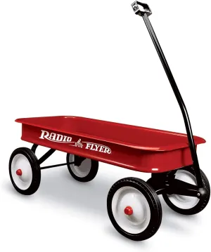 Radio Flyer Kids Red Wagon with 10 Inch Steel Wheels and Timeless Classic Design