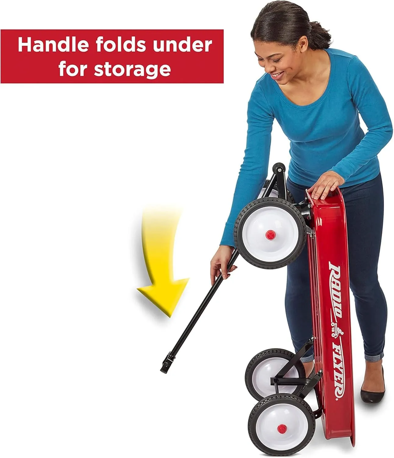 Radio Flyer Kids Red Wagon with 10 Inch Steel Wheels and Timeless Classic Design