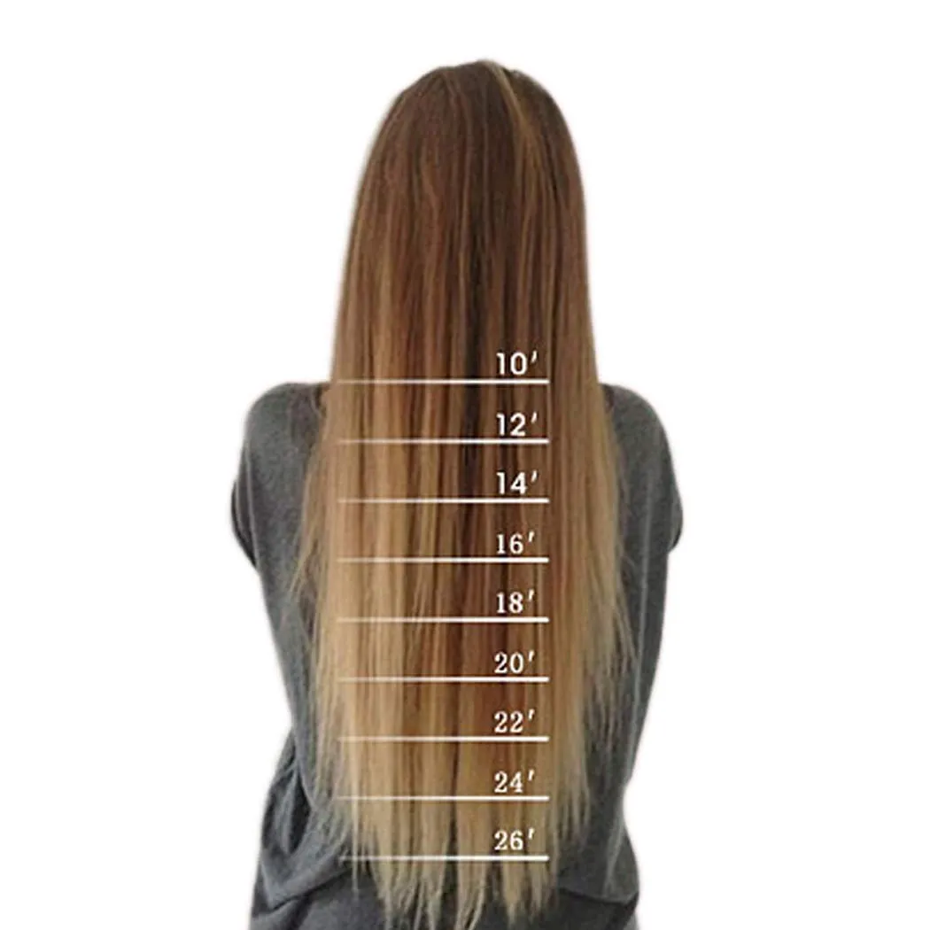 Real Clip in Hair Extensions Blonde 8 Pieces - Premium Women Straight Double Weft Thick Remy Hair Extensions Clip in on Human Hair for Short Hair (18" / 18 inch, #613, 112 grams/3.9 Oz)