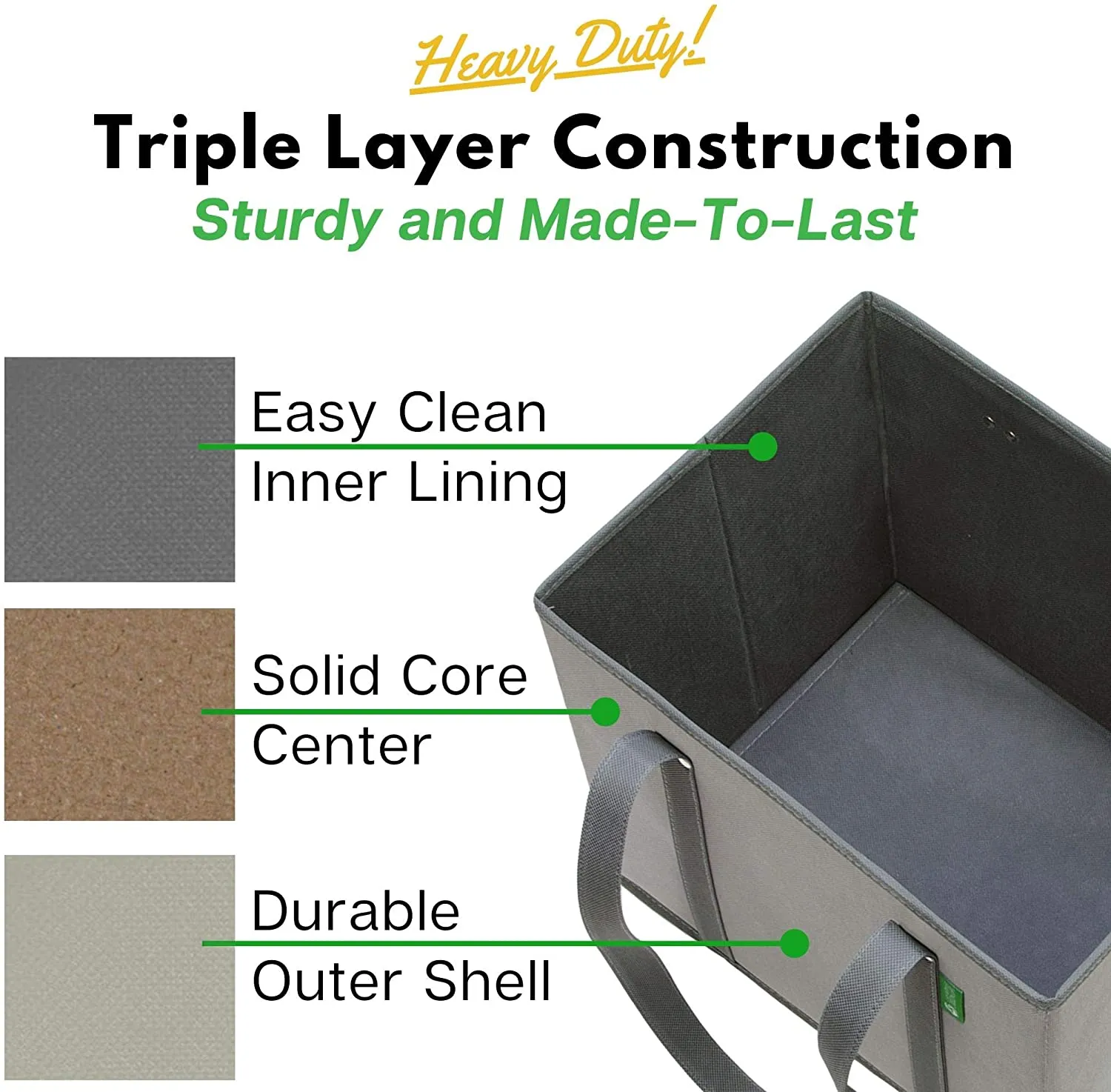 Reusable Grocery Shopping Box Bags