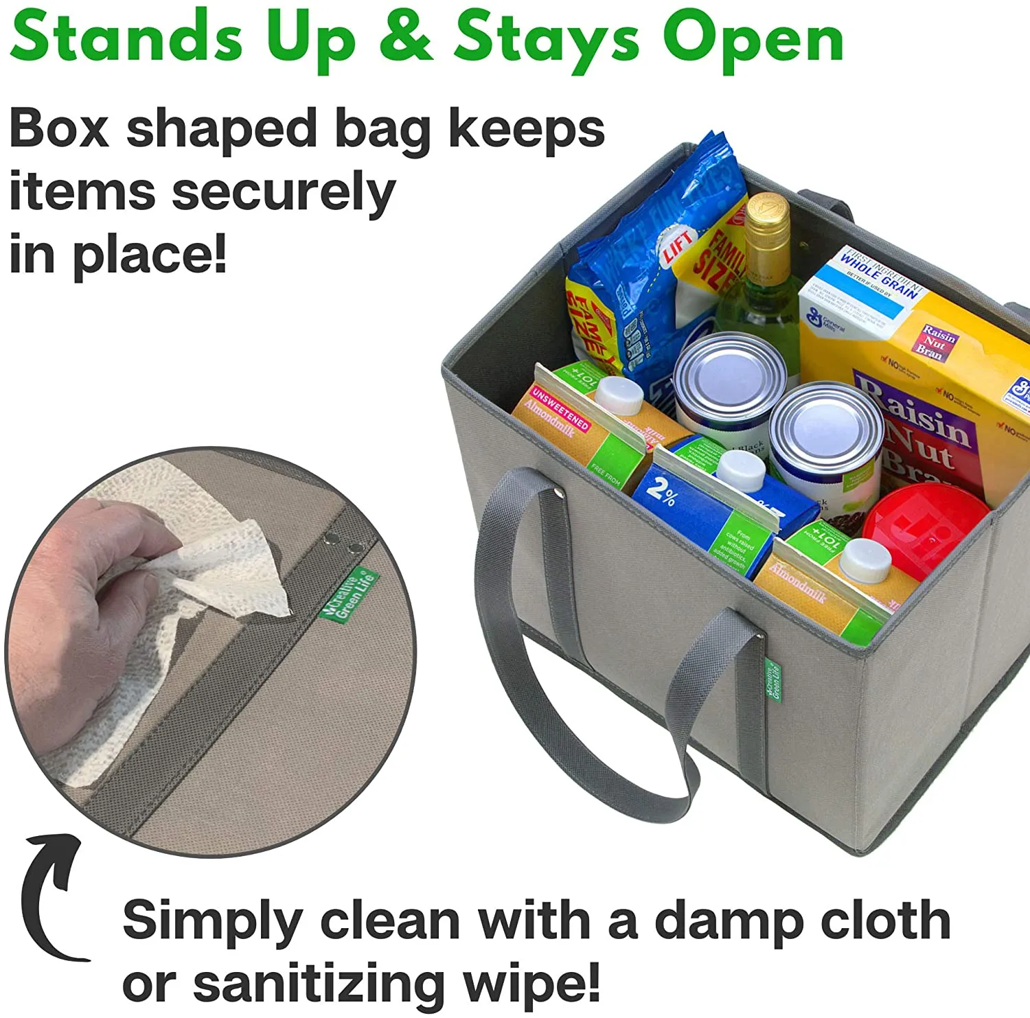 Reusable Grocery Shopping Box Bags