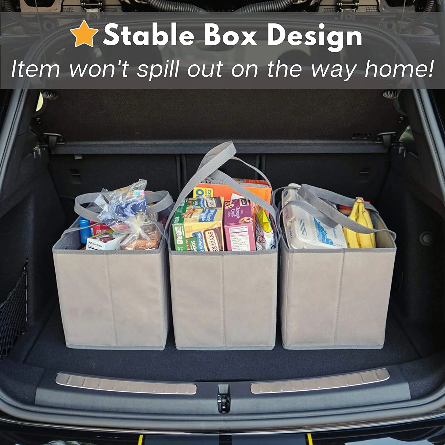 Reusable Grocery Shopping Box Bags