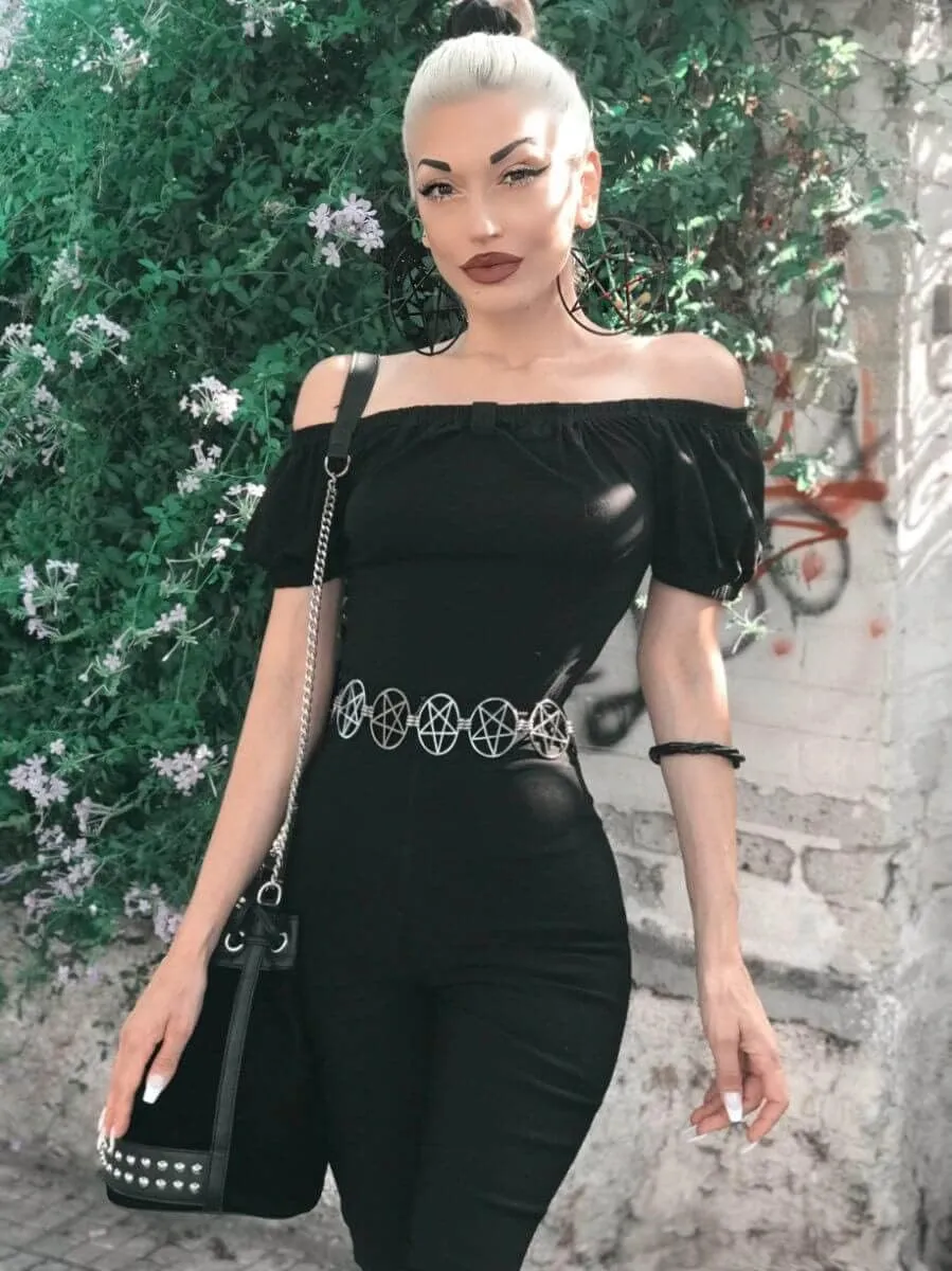 Ro Rox Bella Women’s Top - Off Shoulder Vintage 1950s Blouse Top - Rockabilly Ladies Top - Comfortable & Durable Retro Blouse