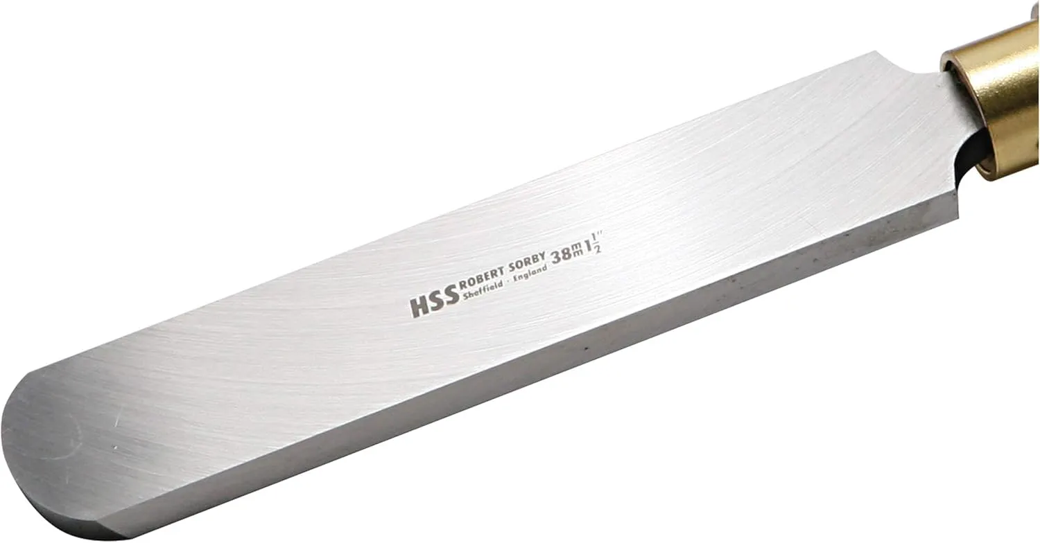 Robert Sorby 8004L 1-1/2 Inches Bowl Finishing Intboard Scraper Chisel HSS Unhandled