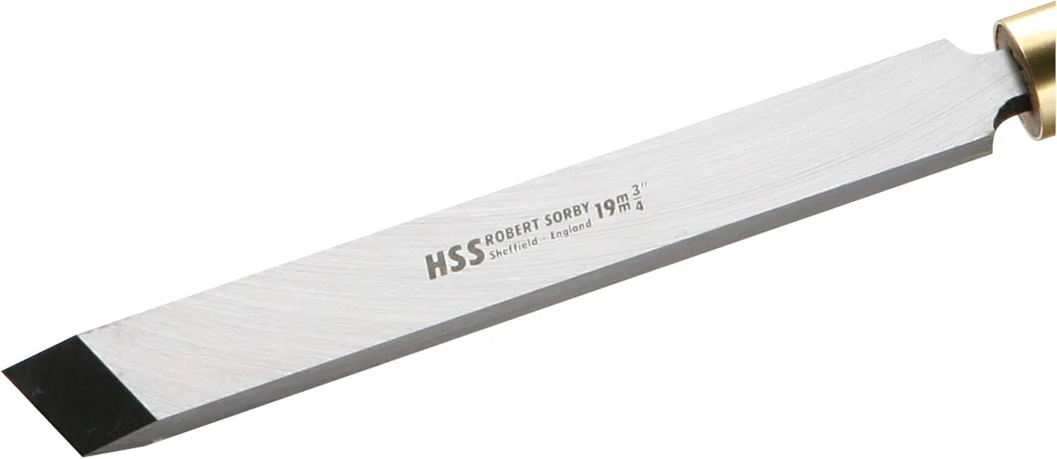 Robert Sorby 810 1-1/4 Inches Rectangular Skew Chisel HSS Unhandled NOT Sov. Compat.