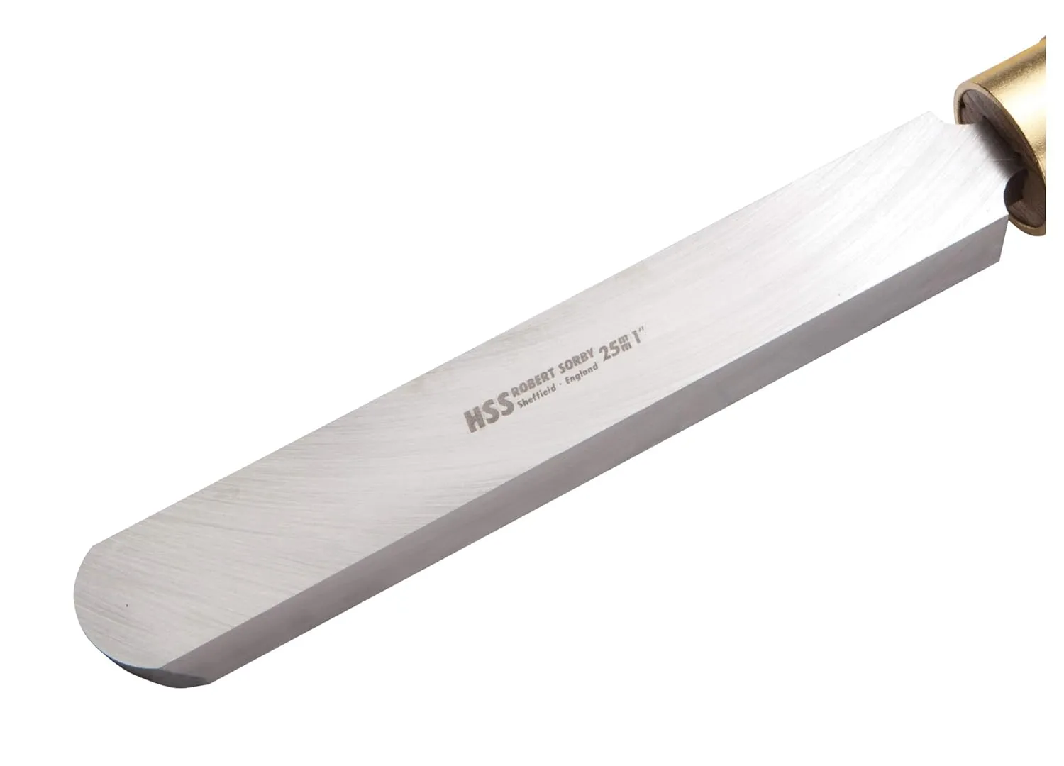 Robert Sorby 820 1 Inch Round Nose Scraper Chisel Unhandled Sovereign Compatible HSS Usable Length 6-1/2 Inches