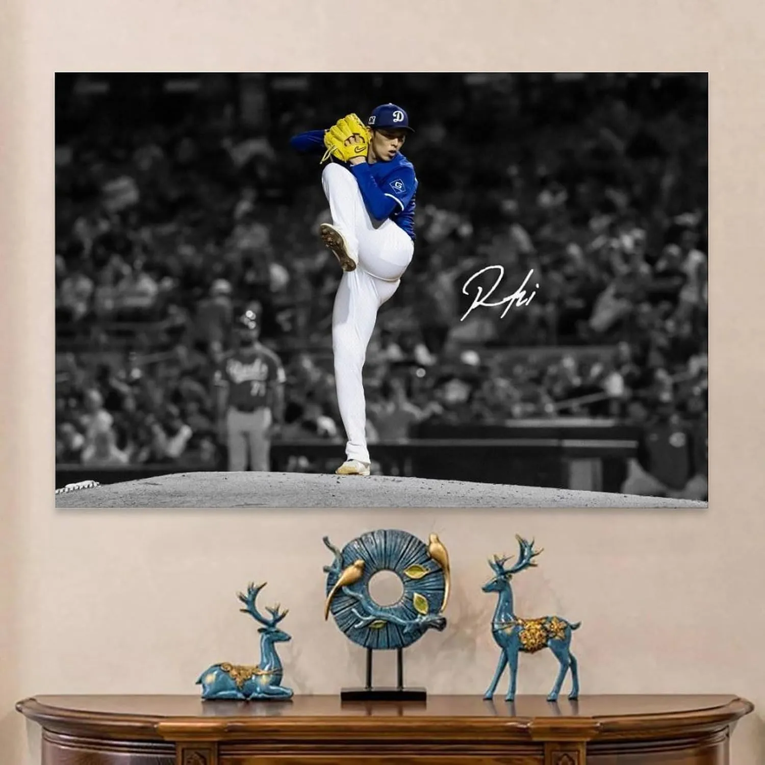 Roki Sasaki Baseball Poster Room Aesthetic Print Art Wall Painting Canvas Gifts Modern Bedroom Decor 12x18inch(30x45cm)