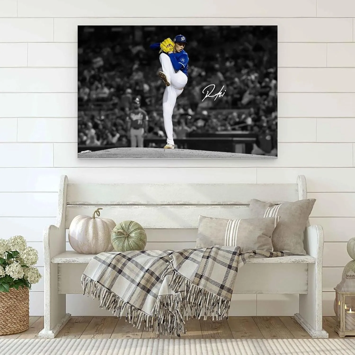 Roki Sasaki Baseball Poster Room Aesthetic Print Art Wall Painting Canvas Gifts Modern Bedroom Decor 12x18inch(30x45cm)