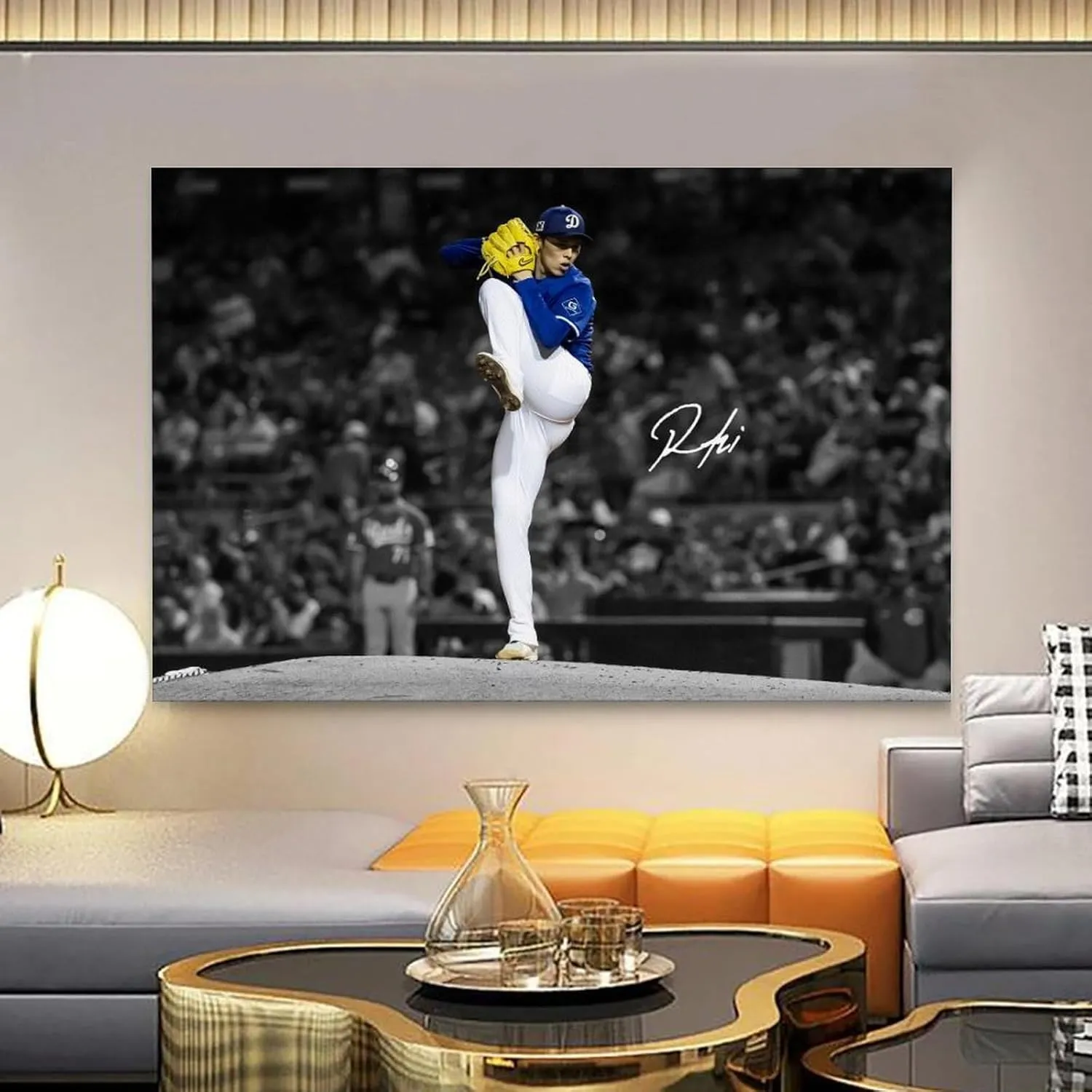 Roki Sasaki Baseball Poster Room Aesthetic Print Art Wall Painting Canvas Gifts Modern Bedroom Decor 12x18inch(30x45cm)