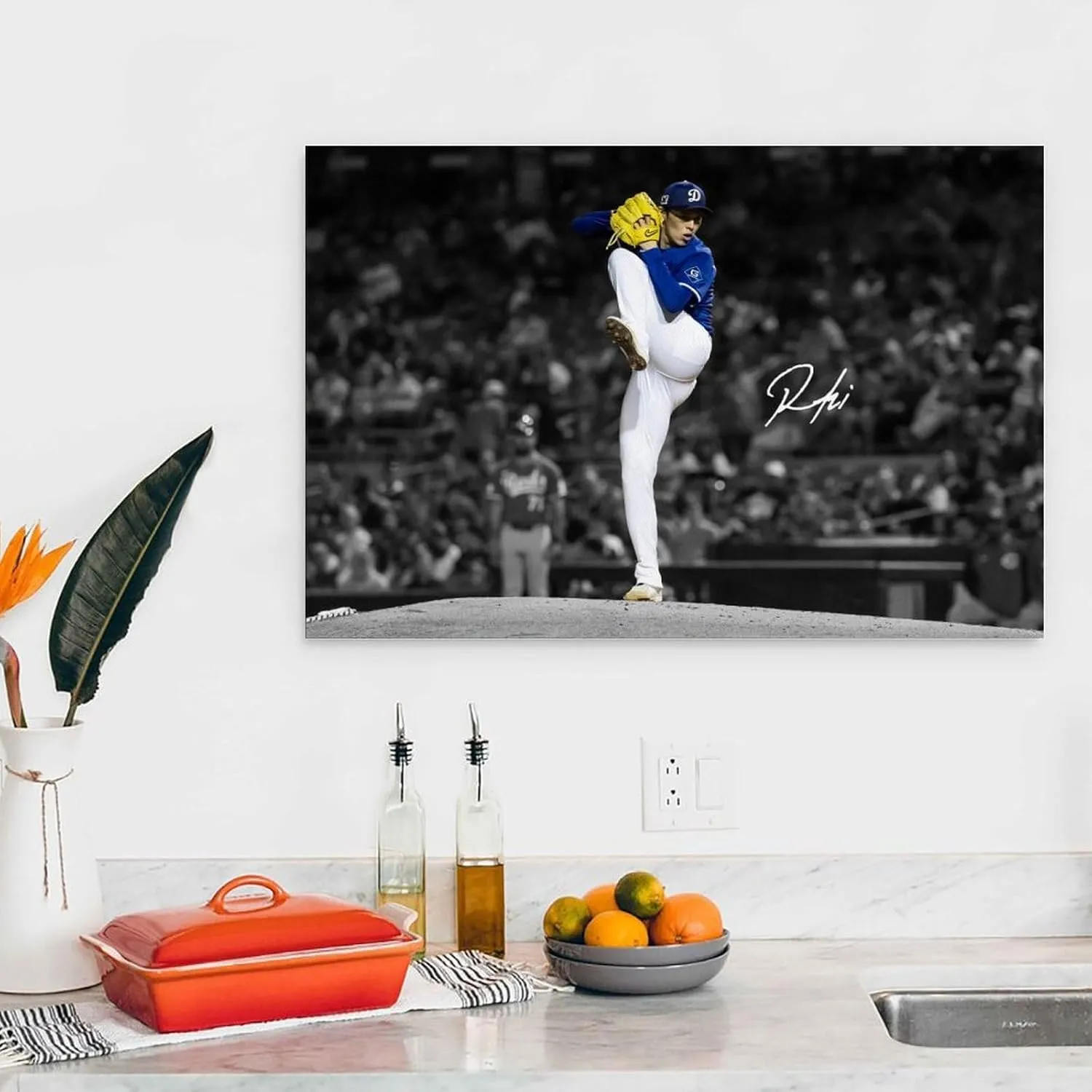 Roki Sasaki Baseball Poster Room Aesthetic Print Art Wall Painting Canvas Gifts Modern Bedroom Decor 12x18inch(30x45cm)