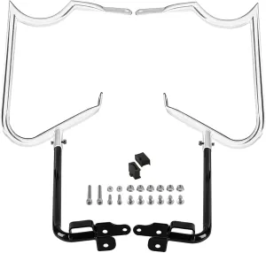 Saddle Bag Bracket Fits for 2014-2023 Harley Touring/Street Glide/Road Glide/Electra Glide/Road King/Ultra Limited Guard Bar (14-23)