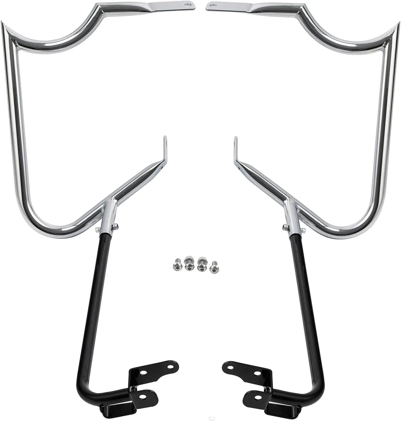 Saddle Bag Bracket Fits for 2014-2023 Harley Touring/Street Glide/Road Glide/Electra Glide/Road King/Ultra Limited Guard Bar (14-23)