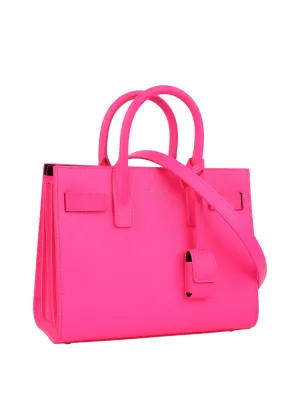 Saint Laurent Neon Pink Sac De Jour.