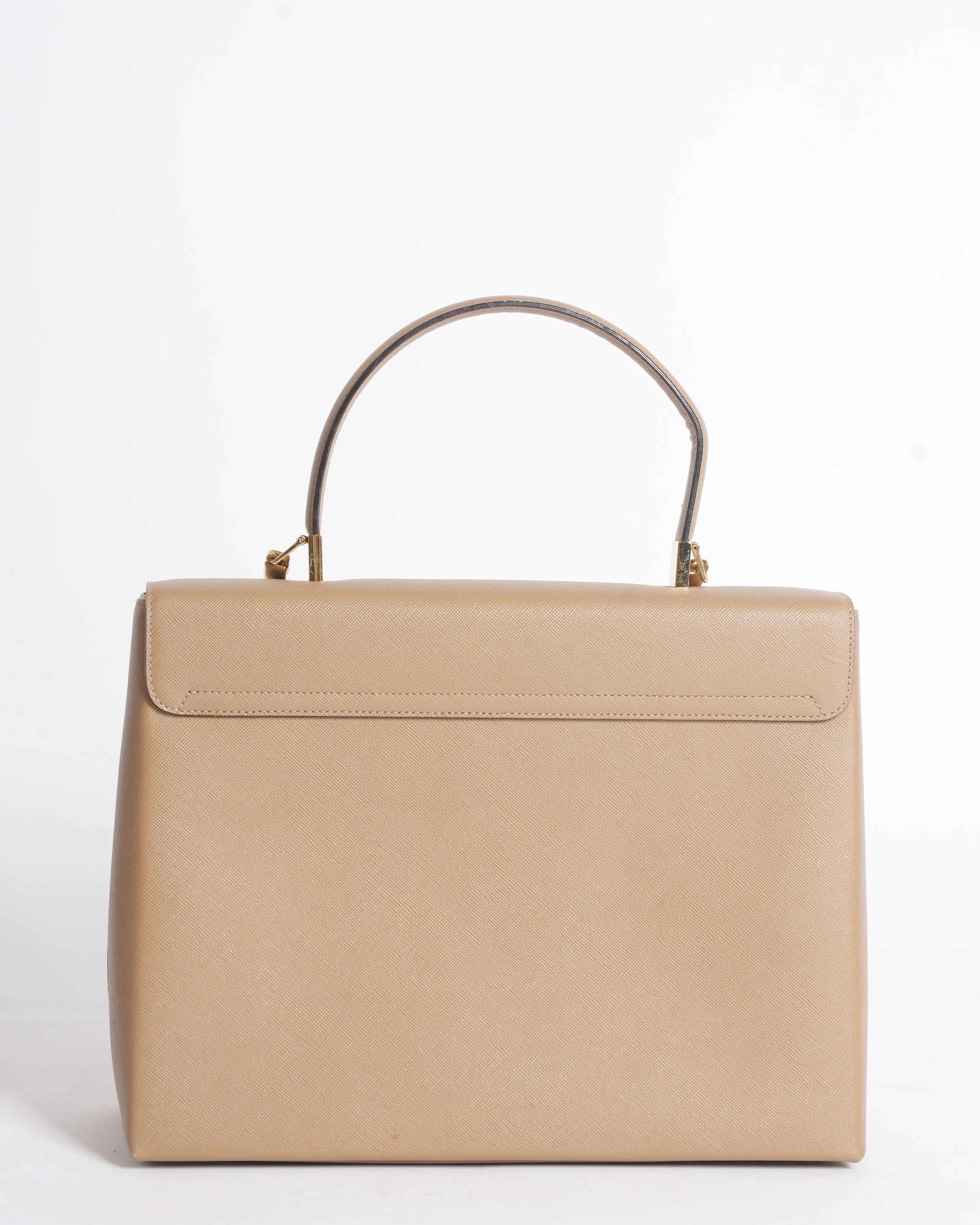 Salvatore Ferragamo nude omega logo handbag
