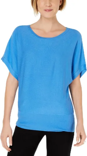 Scoop Neck Dropped Sleeve Top Marina M