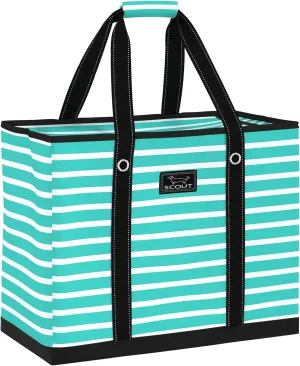 SCOUT 3 Girls' Extra Large Sandproof Utility Tote - Zipper Closure Beach, Pool & Travel Bag