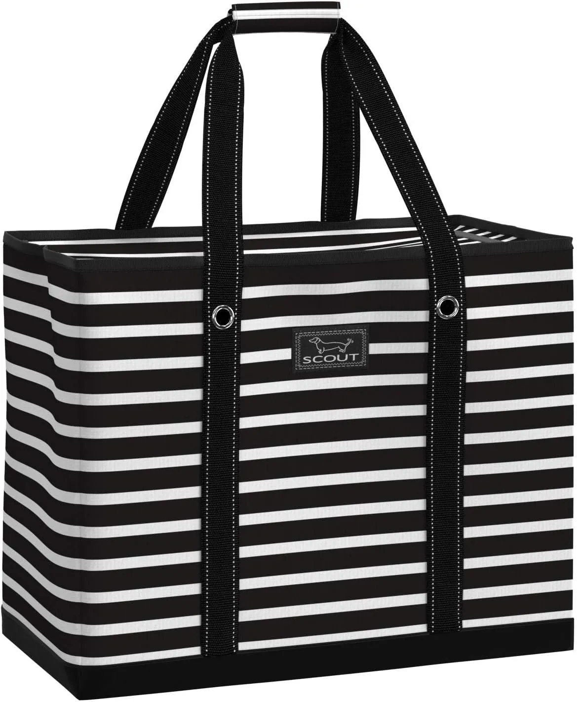 SCOUT 3 Girls' Extra Large Sandproof Utility Tote - Zipper Closure Beach, Pool & Travel Bag