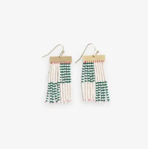 Scout Colorblock Beaded Fringe Earrings | Ink   Alloy