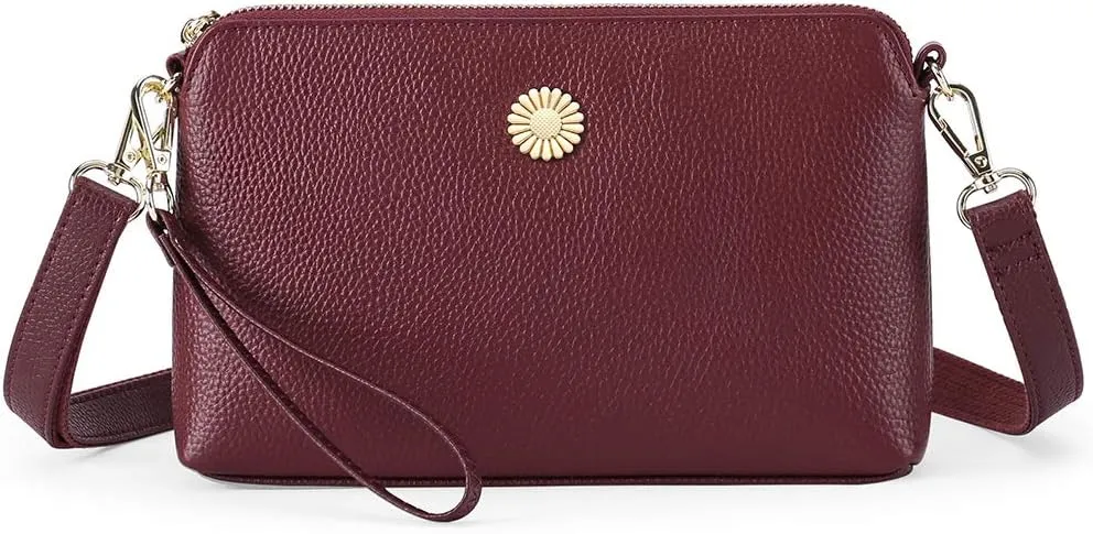 SENDEFN Sling Bag Crossbody Bags for Women Cross Body Purse Leather Fanny Pack Chest Bag for Travel