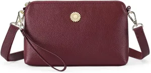SENDEFN Sling Bag Crossbody Bags for Women Cross Body Purse Leather Fanny Pack Chest Bag for Travel