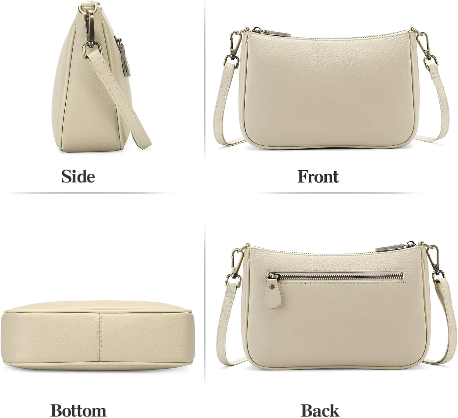 SENDEFN Sling Bag Crossbody Bags for Women Cross Body Purse Leather Fanny Pack Chest Bag for Travel