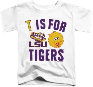 Sesame Street Collegiate Official Alphabet Unisex Toddler T Shirt Collection