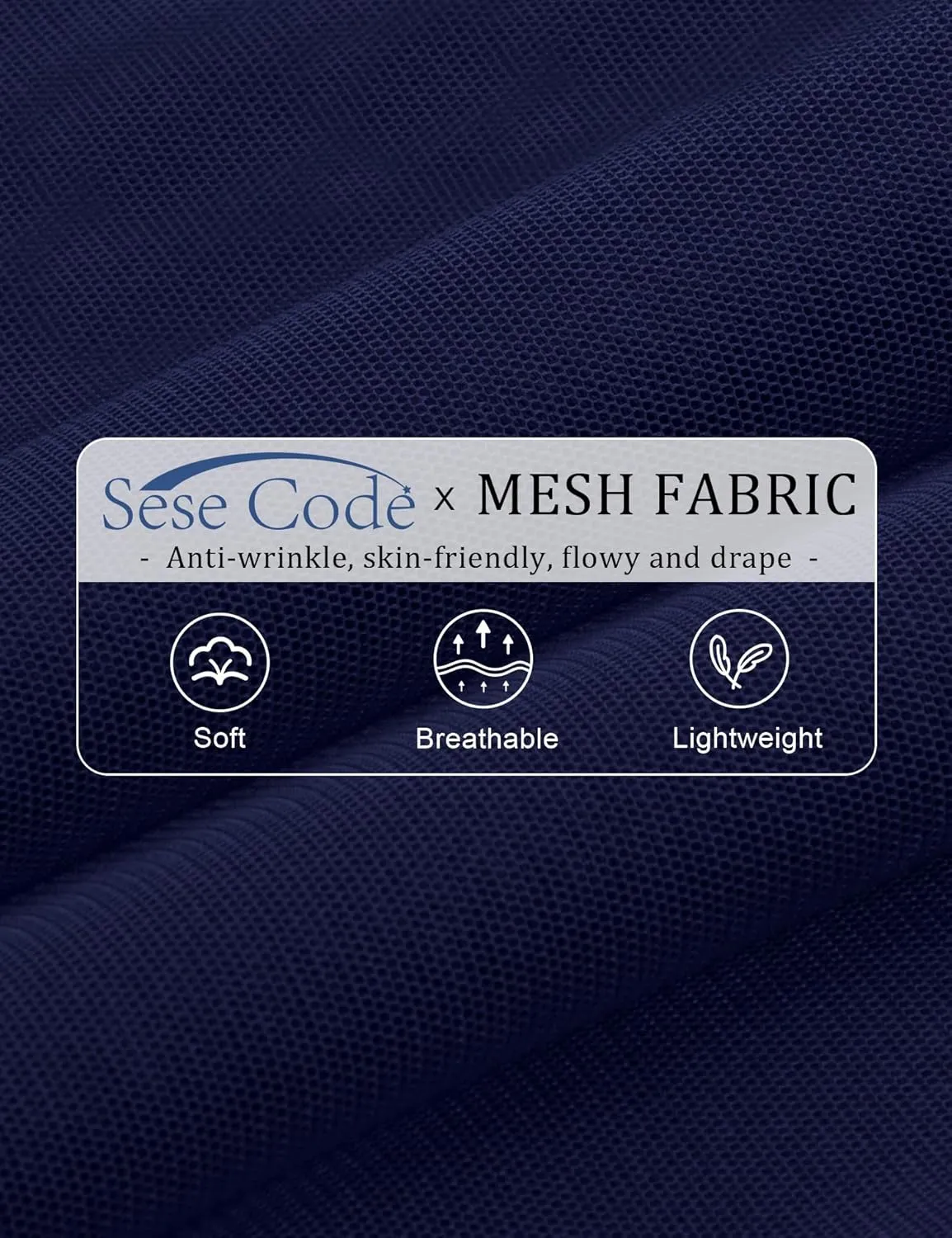 SeSe Code Women's Elegant Mesh Blouses Flowy Poncho Tops Dressy Casual Shirts