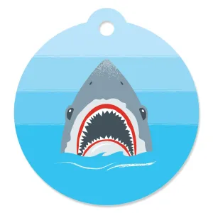 Shark Zone - Jawsome Shark Party or Birthday Party Favor Gift Tags (Set of 20)