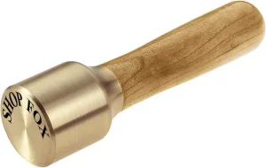 Shop Fox D2809 8-Ounce Brass Head Mallet