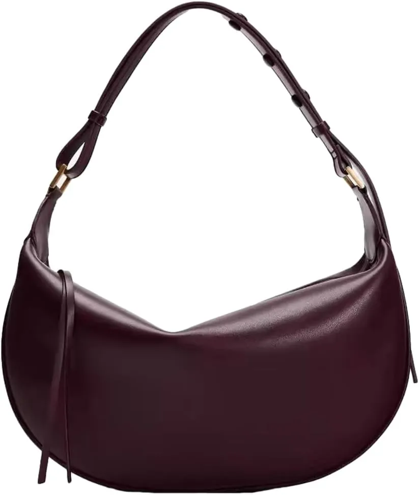 Shoulder Bag for Women Purse Slouchy Designer Vegan Leather Hobo Bag Trendy Crossbody Handbag 2025