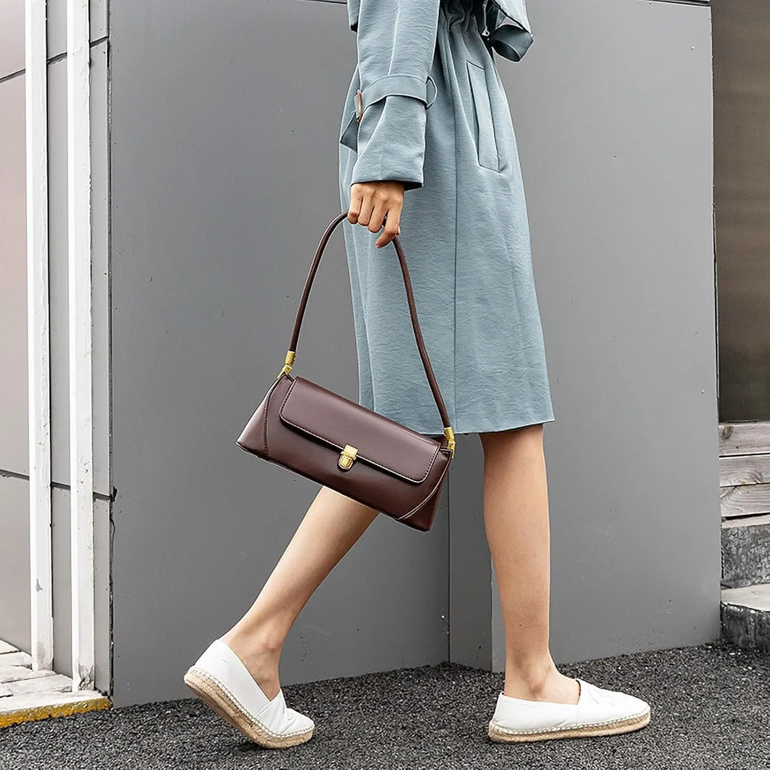 Shoulder Handbag Bag and Purses For Women Elegant Leather Vintage Flap Tote Bags Top Handle Satchel handbag