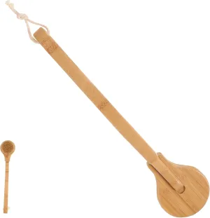 Shower Brush for Body Care Long Handle Back Scrubber Soft and Stiff Bristles Deep Cleansing and Exfoliating Skin Massager Convenient Hanging Design for Easy Storage