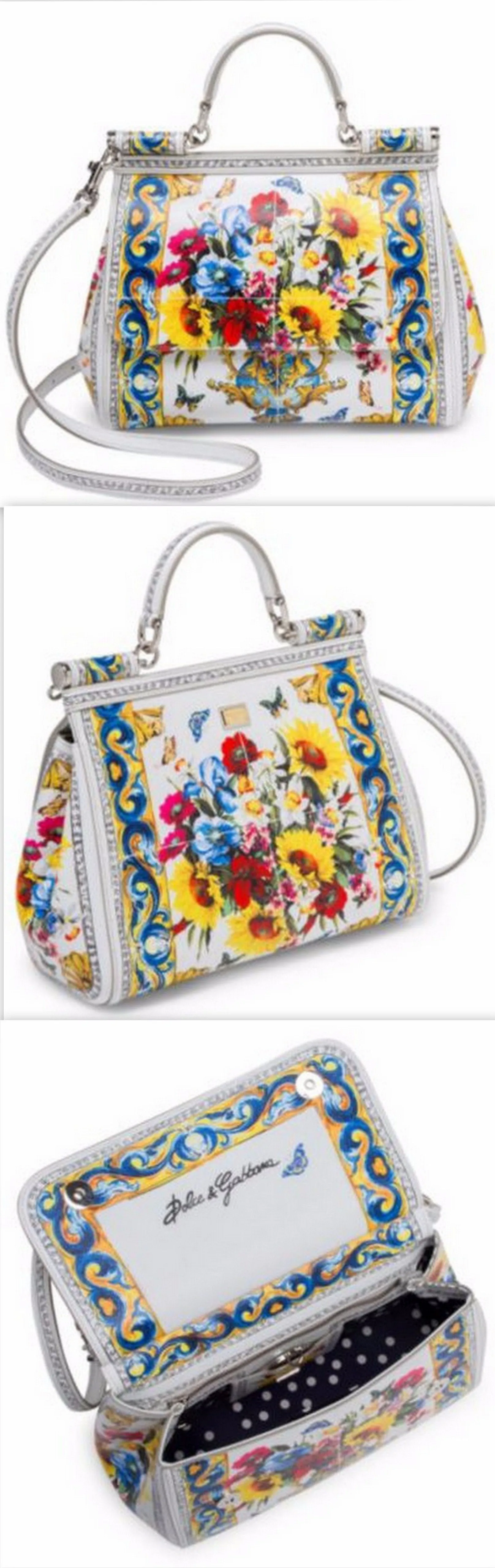 Sicily Printed Leather Top Handle Satchel