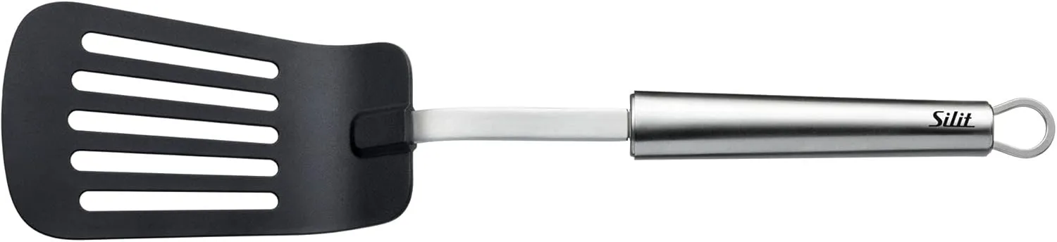 Silit Classic Line Spatula 35 cm Polished Stainless Steel Plastic Ideal for Coated Pots Dishwasher Safe, 18/10 rustproof