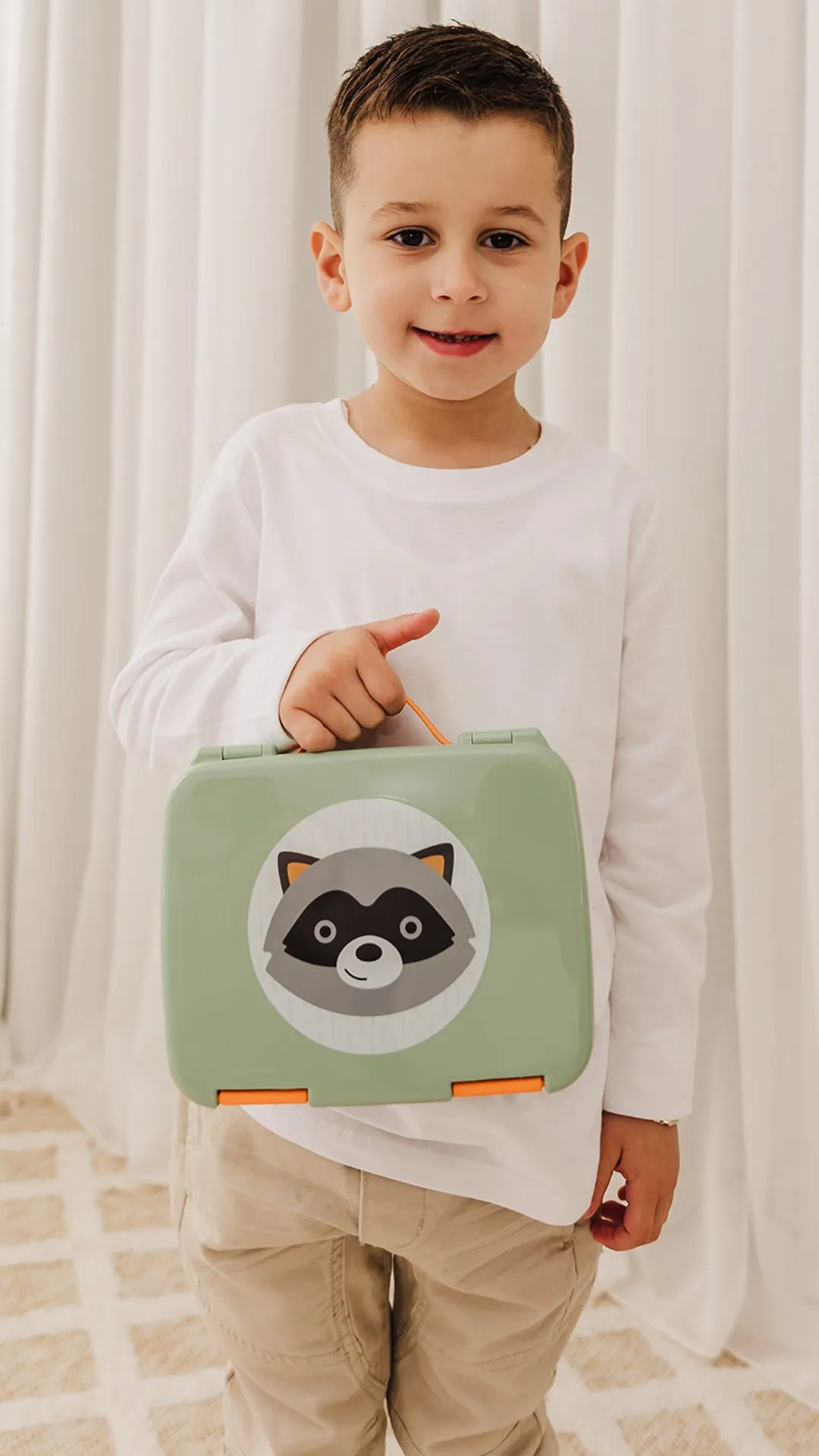 Skip Hop Zoo Bento Lunch Box - Rudy Raccoon