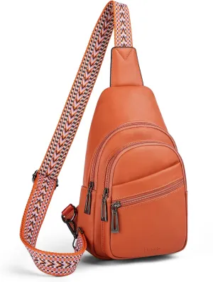 Sling Bag Crossbody Bags for Women for Travel, 3.5 x 10.5 x 6"(L x H x W),Adjustable Straps 22.5 to 44 inch