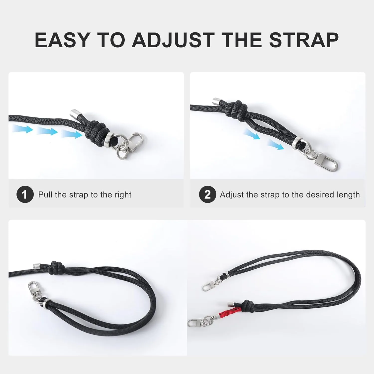 Sling Bag for Men/Women,Lightweight Nylon Travel Essential with Detachable Cord,Fanny Pack Crossbody Shoulder
