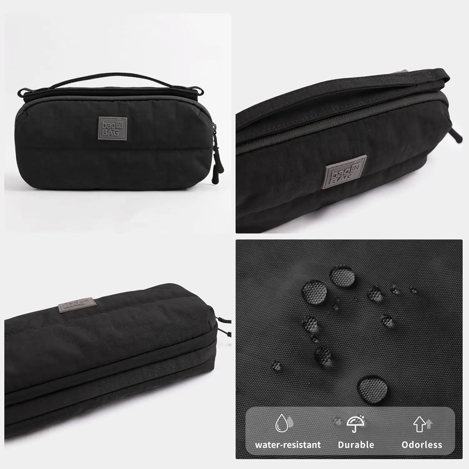 Sling Bag for Men/Women,Lightweight Nylon Travel Essential with Detachable Cord,Fanny Pack Crossbody Shoulder