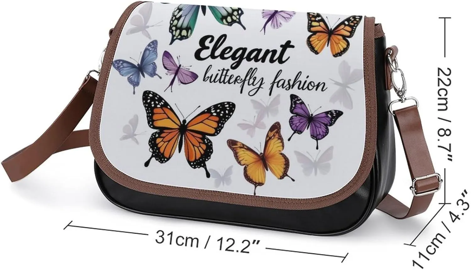 Small Crossbody Shoulder Purse for Women Men, Pu Leather Travel Purse Waterproof Cross Body Bags