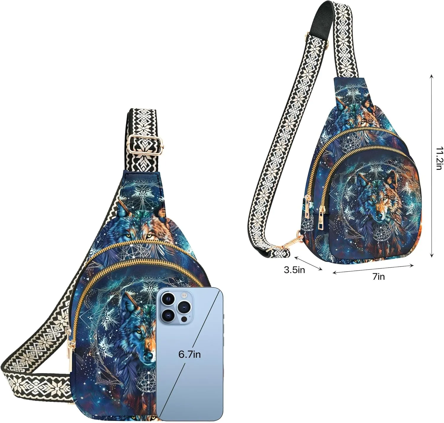Small Sling Bag for Women Leather Crossbody Bags Sling Backpack for Outdoor Travel
