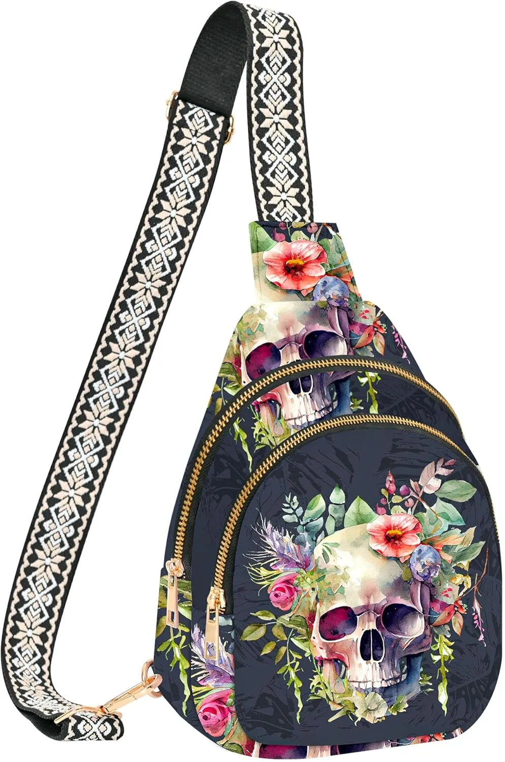 Small Sling Bag for Women Leather Crossbody Bags Sling Backpack for Outdoor Travel
