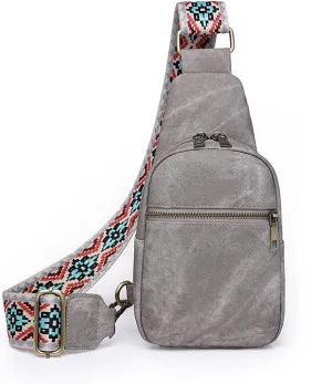 Small Sling Bag for Women Men Cross Body Bag Trendy Fanny Packs Chest Bag Crossbody Purse for Travel